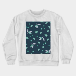 Pattern with leaves and berries Crewneck Sweatshirt